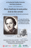 Conferencia María Zambrano