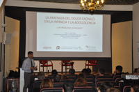 Dr Jordi Miró hablando sobre dolor infantil.