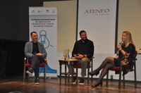 Mesa redonda sobre dolor y deporte con Chelo Pineda, Alfonso Sánchez y Mario Bárbara