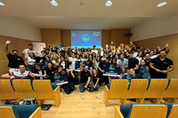 Ganadores y organizadores del certamen Ganadores y organizadores del certamen