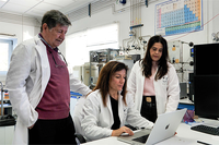 Tres de los investigadores del proyecto
