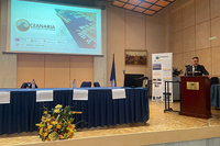 El profesor Francisco Franco, uno de los impulsores del proyecto, en la presentación en la Facultad de Ciencias