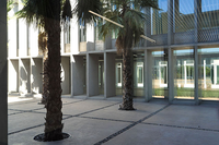 Patio de la nueva facultad