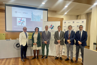 Representantes institucionales en la presentación de la Cátedra en el Rectorado