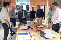 El rector, como presidente del Patronato, estuvo presente al inicio de la reunión