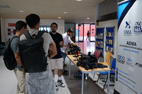 Una de las mesas, en la Escuela de Ingenierías Industriales