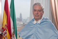 Mario Vargas Llosa, en la Universidad de Málaga