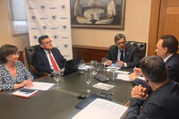 Reunión en el rectorado