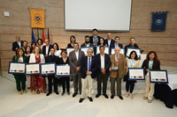 Representantes de universidades andaluzas premiadas