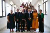 Entrega de diplomas al estudiantado de la primera edición de la Cátedra de Altos Estudios Europeos e Internacionales