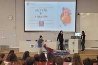 Un instante de la jornada, celebrada en la Facultad de Medicina