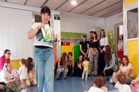 Una demostración en un aula