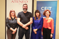 Foto de familia de la tercera ponencia del II ciclo “Claves del mundo actual”