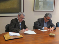 Firma convenio del Premio George Campbell