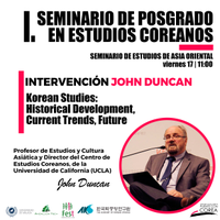 I. Seminario de Posgrado en Estudios Coreanos