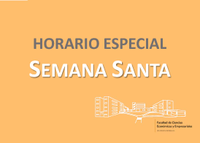 Horario Especial Semana Santa