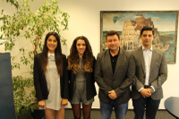 Estudiantes de la UMA realizando su estancia en Alemania con las becas Manuel Molina