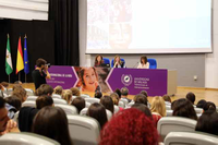 Bibiana Aído en la Facultad de CC. de la Educación