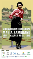 Cartel Congreso María Zambrano 2019