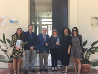 Visita de Alicia Bohren, rectora de la UNaM