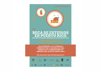 Cartel beca de estudios en Puerto Rico