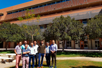 Investigadores del grupo NEO de la UMA en la Escuela de Informática