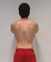 Wall push up test
