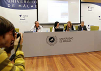 Un momento de la presentación de la VIII Muestra del Audiovisual Andaluz