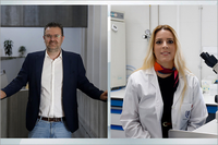 Los investigadores Luis Ayuso y Melissa García, que han sido reconocidos con una Beca Leonardo