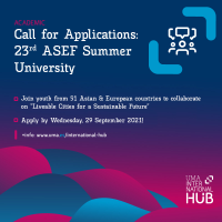 Open Call for Applications: 23rd ASEF Summer University