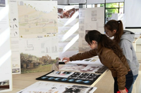 Exposición de alumnos en la Semana Cultural de la Escuela de Arquitectura