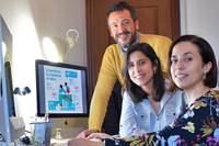Alejandro Álvarez-Nobell, Belén Barroso e Isabel Ruiz-Mora, los tres autores de la UMA de este estudio 
