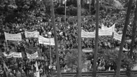 Manifestacion por la creación de la Universidad de Málaga (1963)