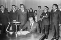 Acto de juramento de Gallego Morell (1972)