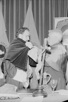Acto de nombramiento como rector de José María Smith Agreda (1977)