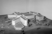 Maqueta del Hospital Clínico (h. 1987)