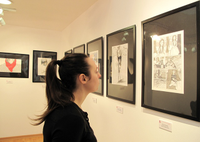 Exposición de comics e ilustraciones de Fancine (2013)