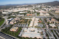 Vista aérea del campus de Teatinos