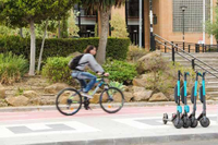 Carril bici junto a la Facultad de Ciencias de la Educación