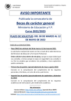 becas 2022/2023
