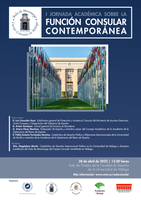 Cartel I Jornada Académica sobre la Función Consular Contemporánea