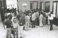 Interior del Colegio Universitario de Málaga. Archivo de la Diputación Provincial de Málaga