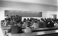 Clase de Económicas. Archivo de la Diputación Provincial de Málaga