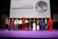 Los premiados con los galardones Margarita Salas