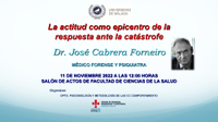 Conferencia José Cabrera Forneiro
