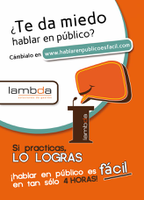 cartel taller hablar