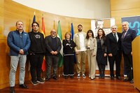 Miembros del jurado y ganadores del premio