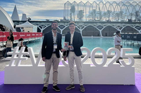 Dos de los integrantes de la empresa acudieron a Valencia Dos de los integrantes de la empresa acudieron a Valencia