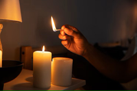 El 28A la población recurrió a las velas