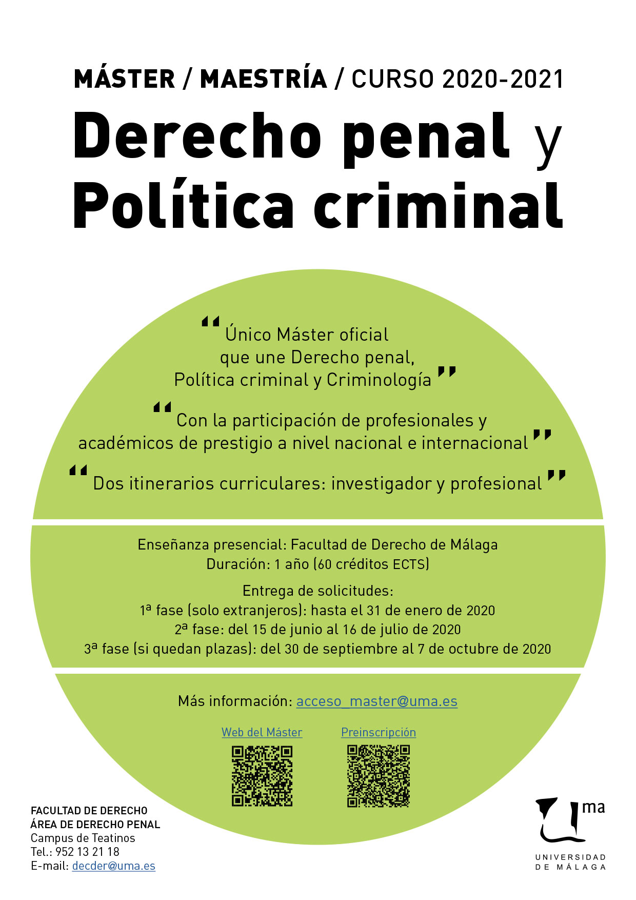Carteñ Master Derecho Penal y Política Criminal